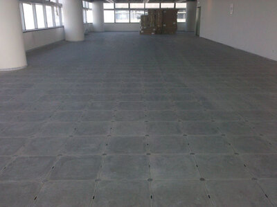 Inorganic cement floor 